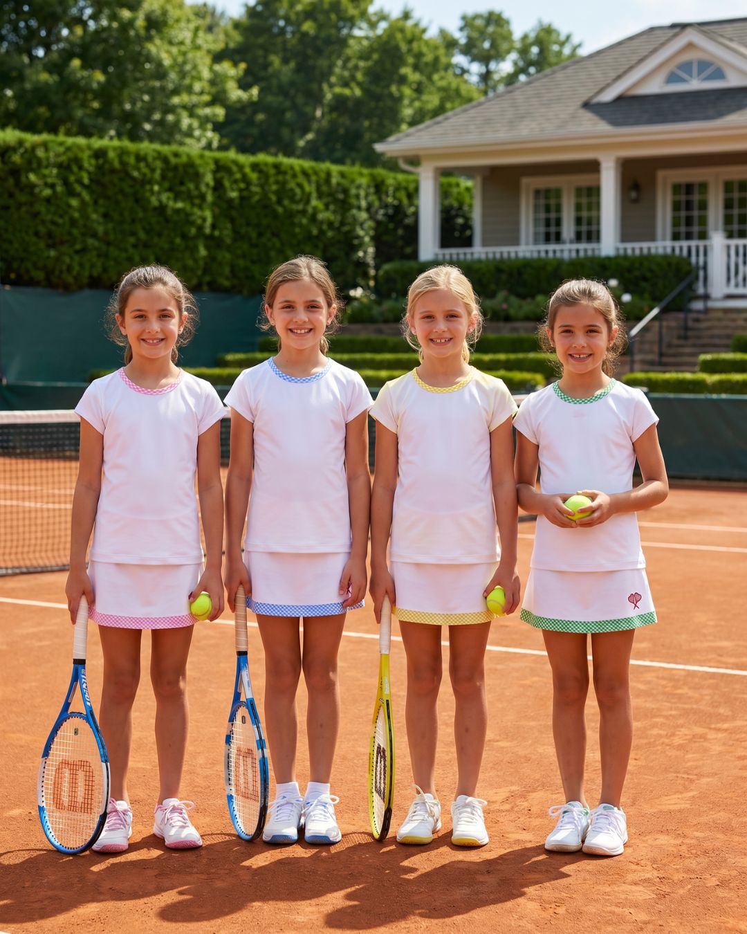 Love All Littles Scarlett Tennis Top