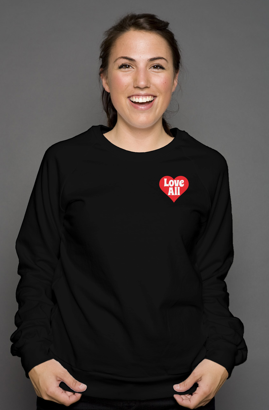"Love All" Signature Unisex crew neck sweatshirt