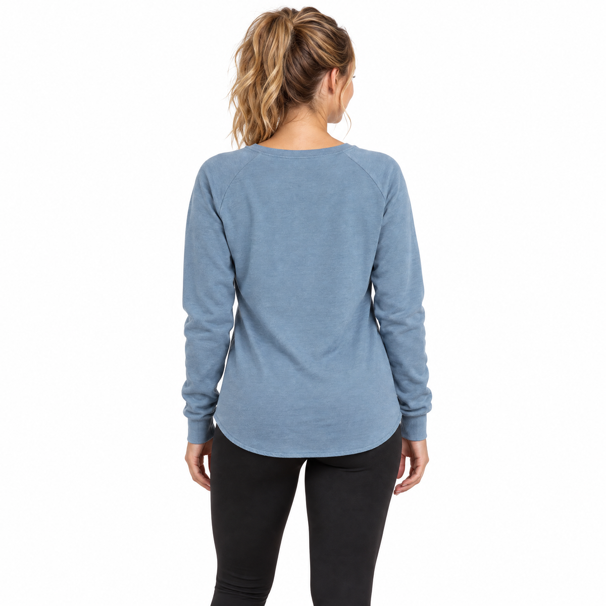 Love All Core Womens Courtney Lightweight Wash Sweatshirt