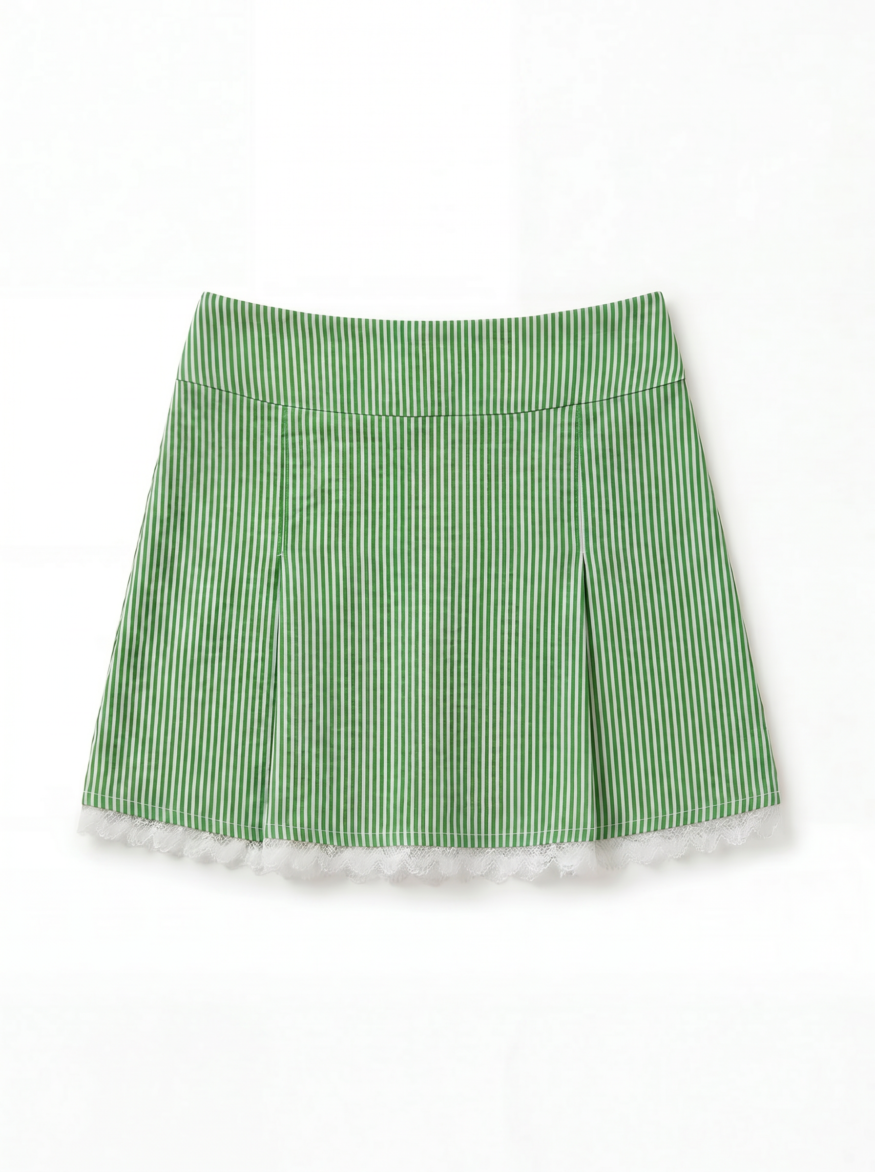 Claire Striped Lace Skirt