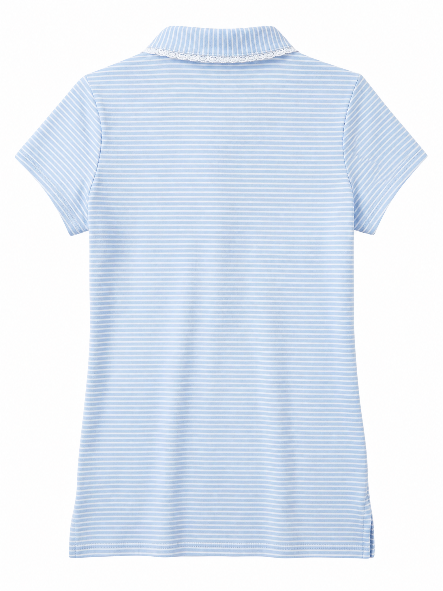 Claire Striped Resort Short Sleeve Golf Top
