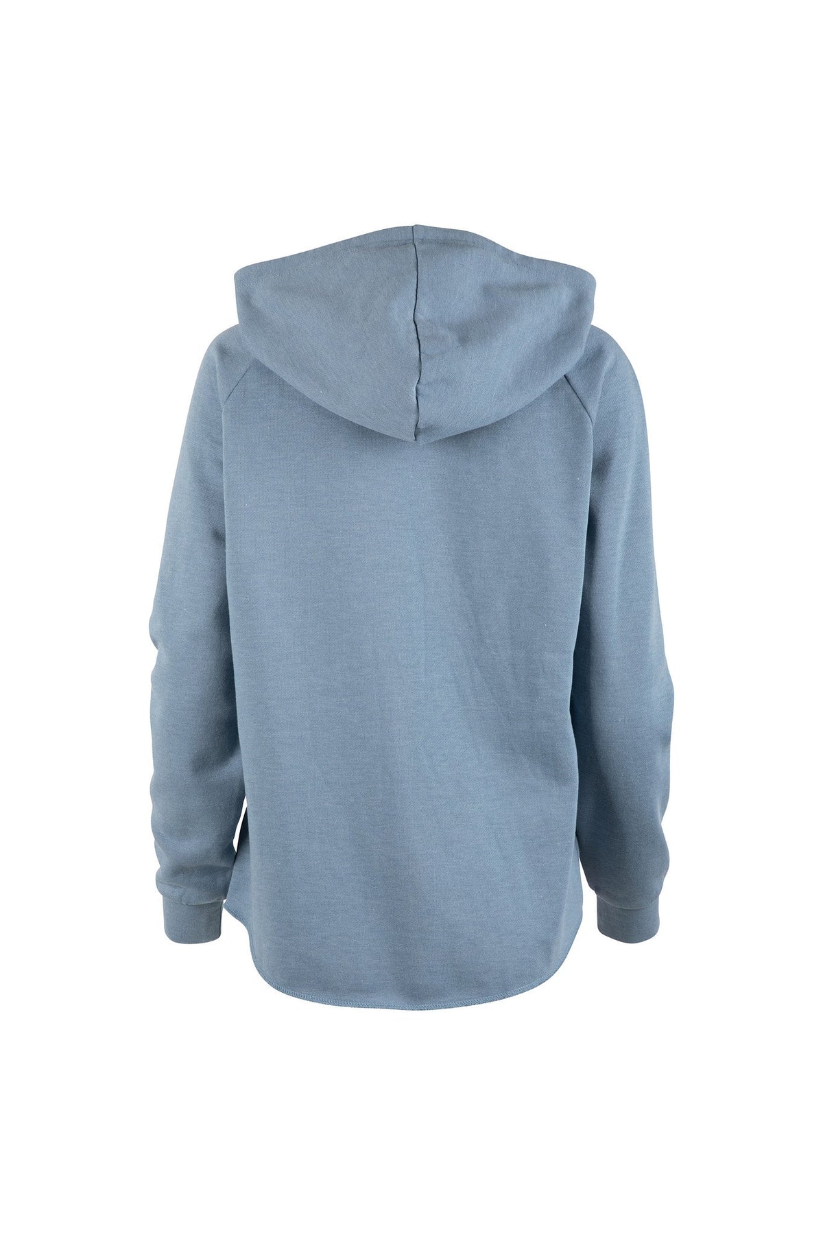 Blue hoodie on a white background