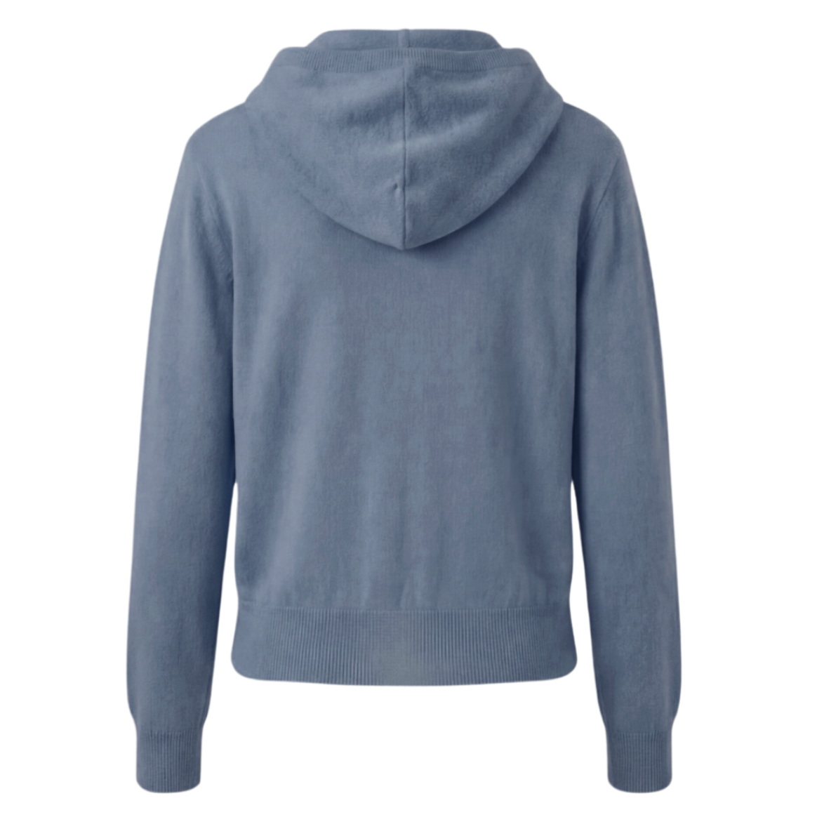 Blue hoodie on a white background