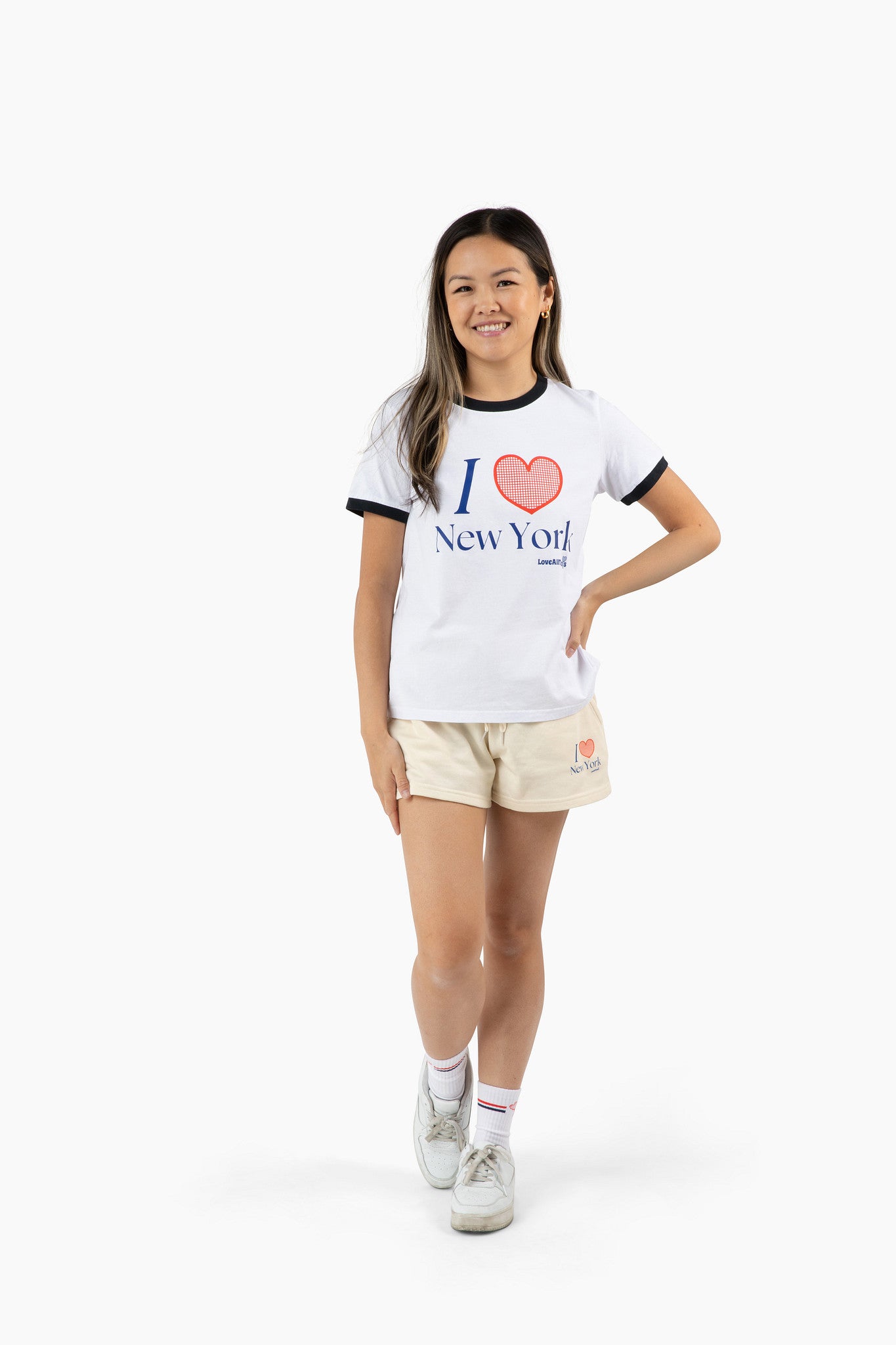 Love All Tennis Women's New York Ringer Tee