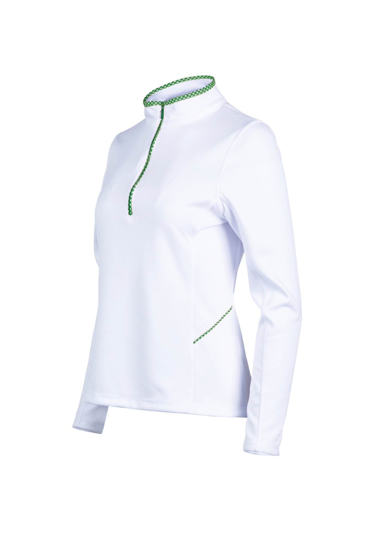 Love All Tennis Women's Tracy 1/4 Zip Jacket Resort Gingham
