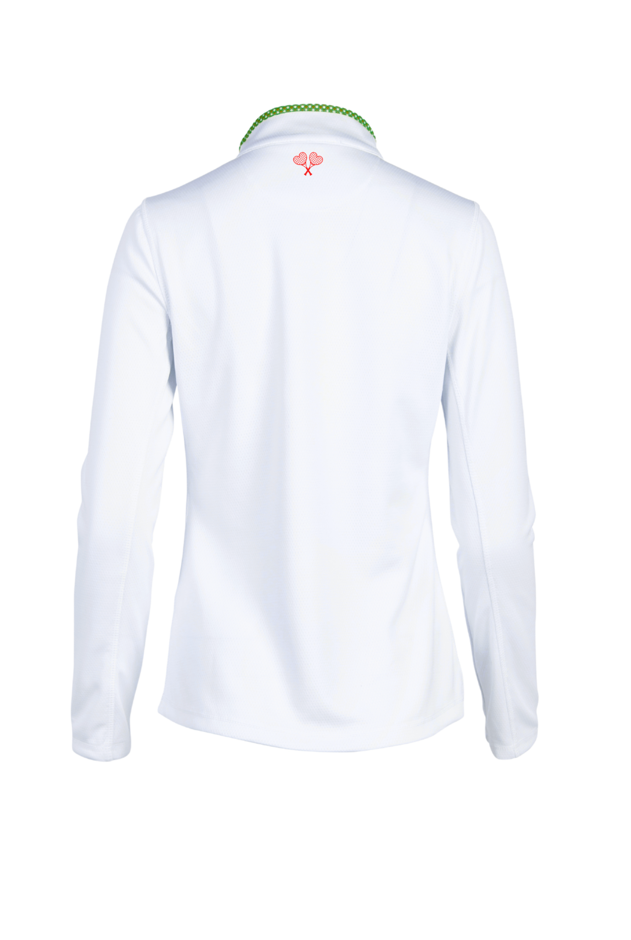 Love All Tennis Women's Tracy 1/4 Zip Jacket Resort Gingham