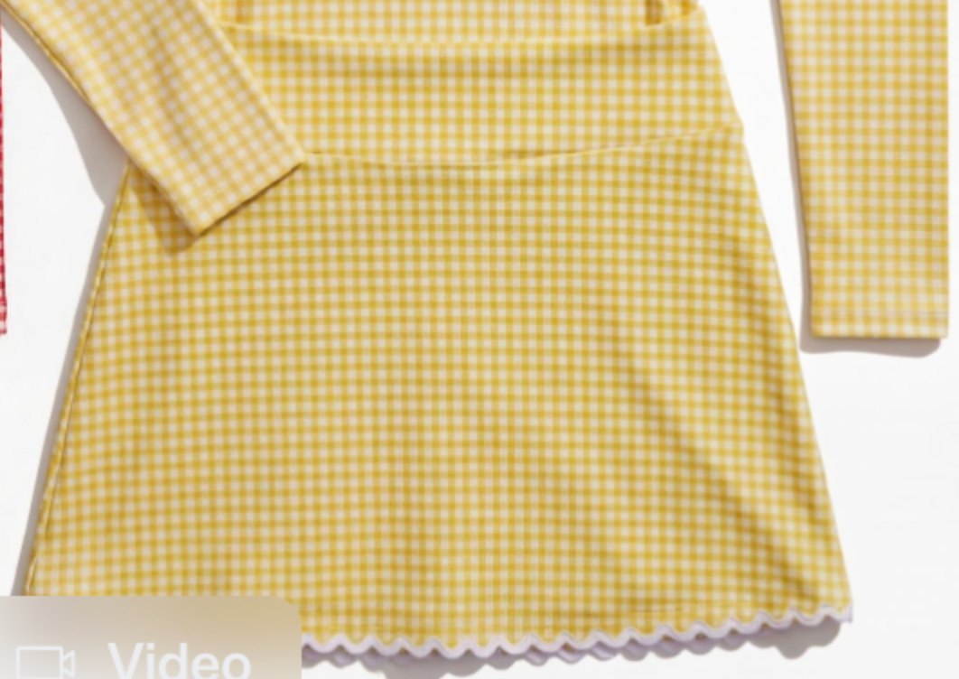 Annika Littles Gingham Golf Skirt