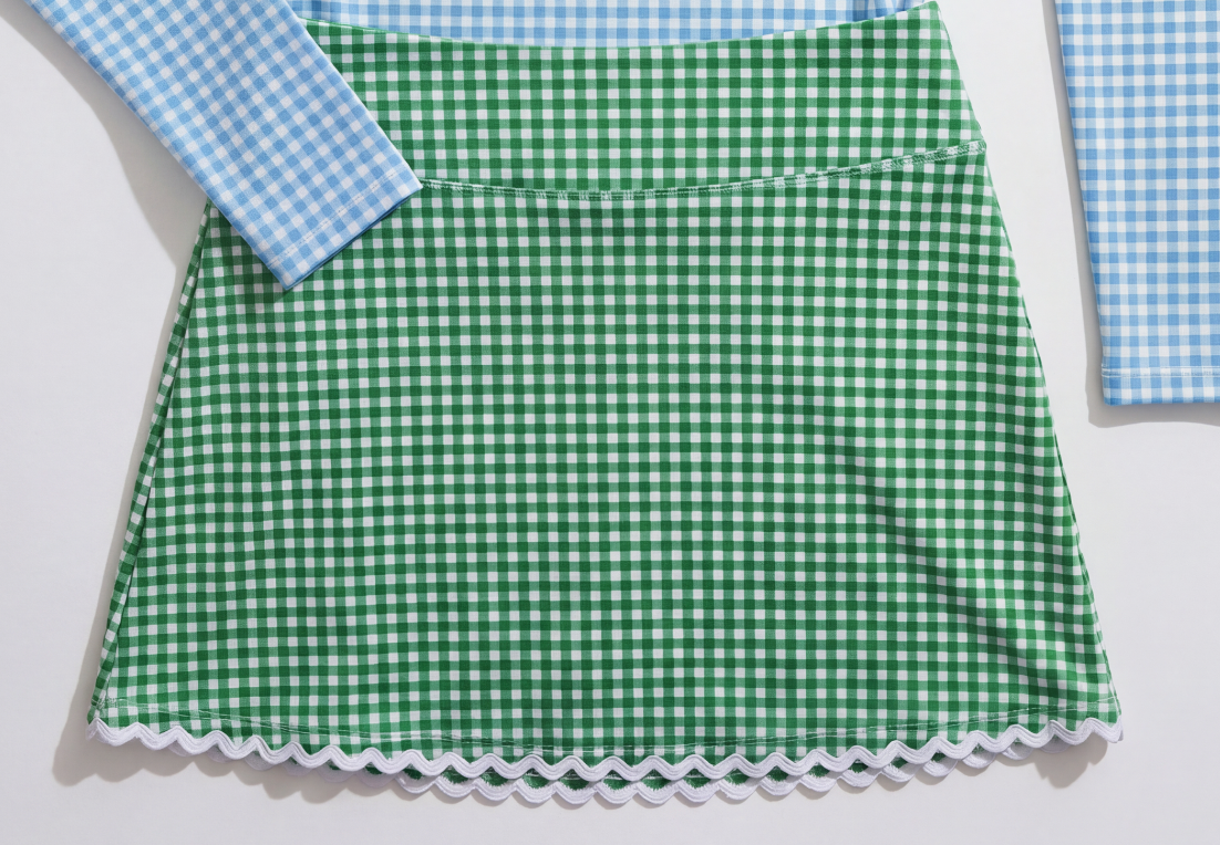 Annika Littles Gingham Golf Skirt