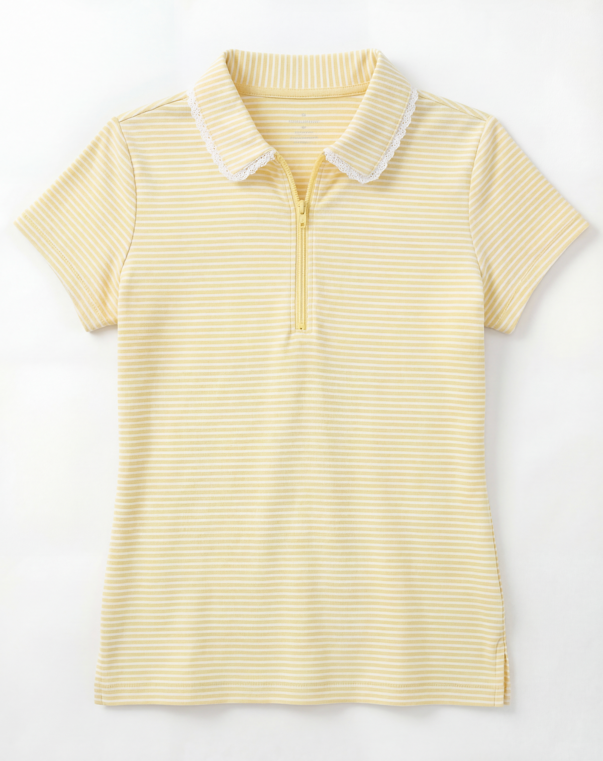 Claire Striped Resort Short Sleeve Golf Top