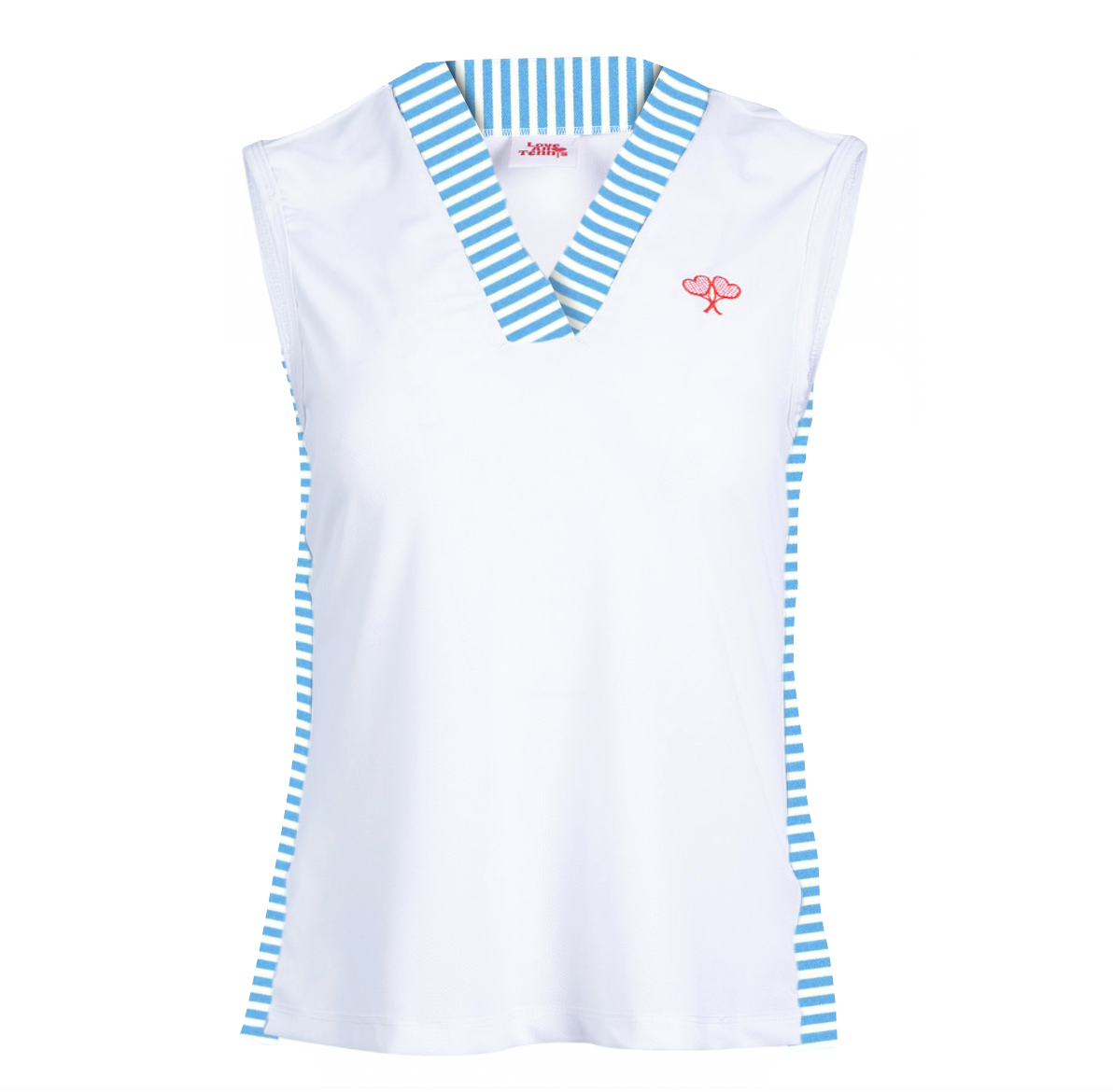 Love All Tennis Women's Tracy Top Stripes