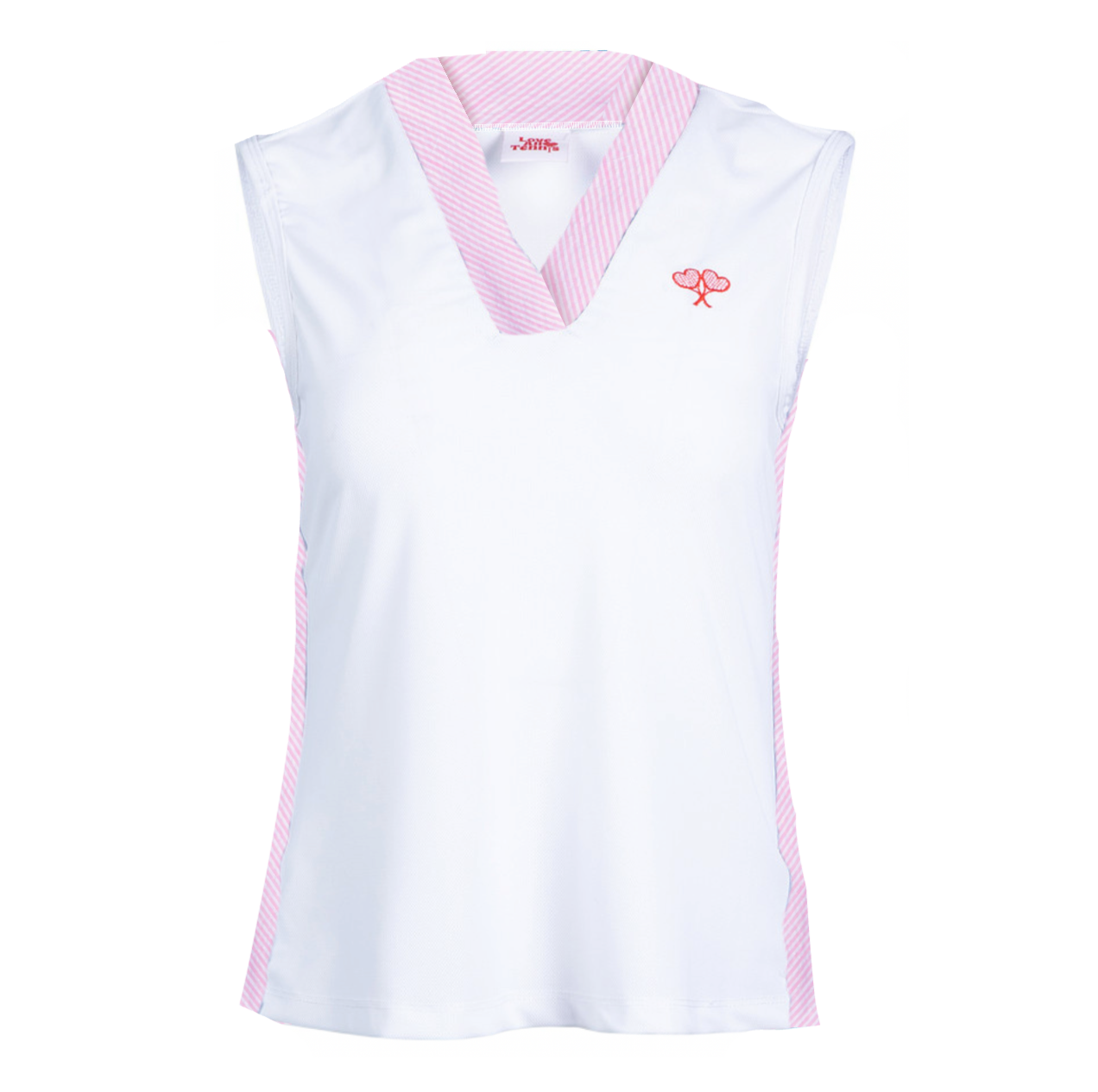 Love All Tennis Women's Tracy Top Stripes