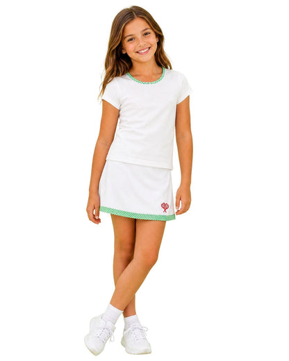 Love All Littles Scarlett Tennis Skort