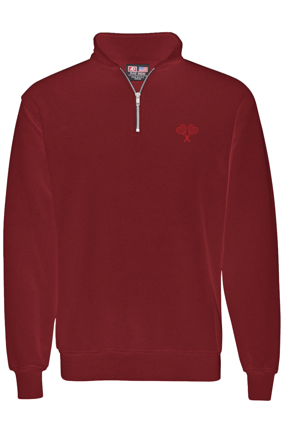 Love All Tennis Unisex Quarter Zip Pullover