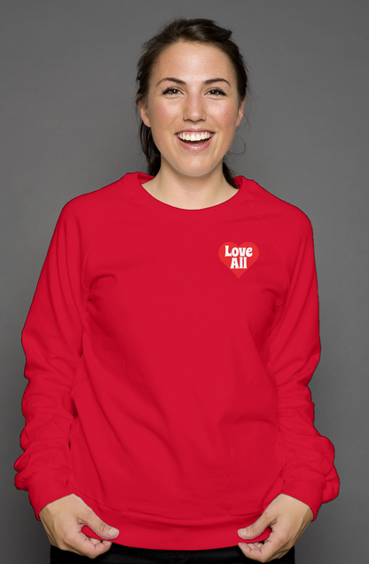 "Love All" Signature Unisex crew neck sweatshirt