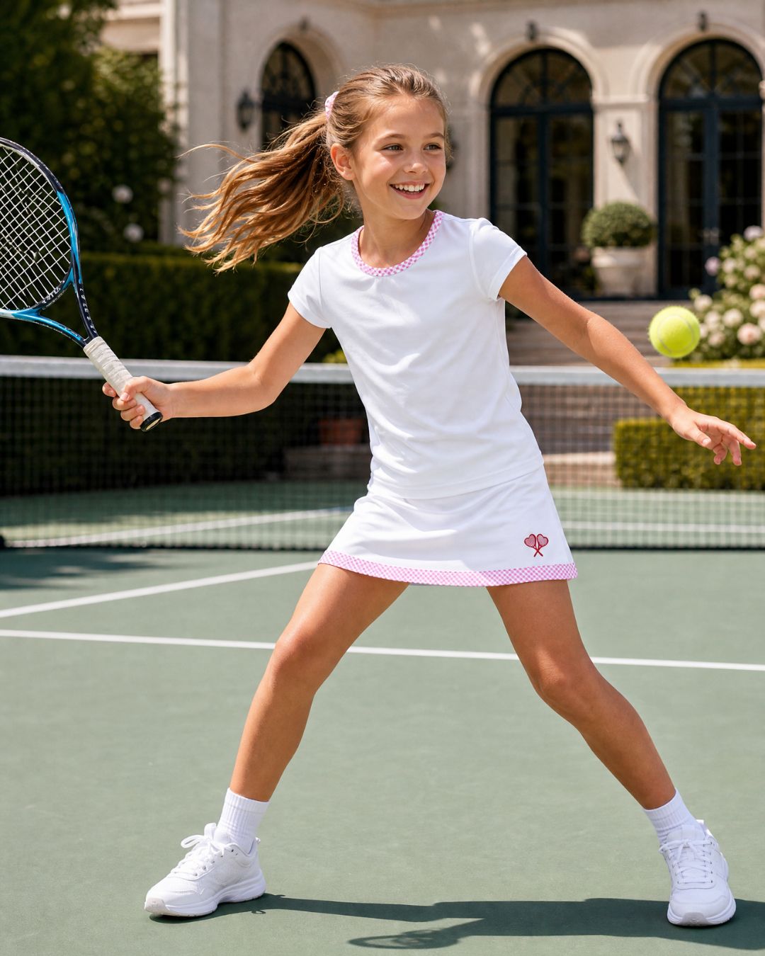 Love All Littles Scarlett Tennis Top