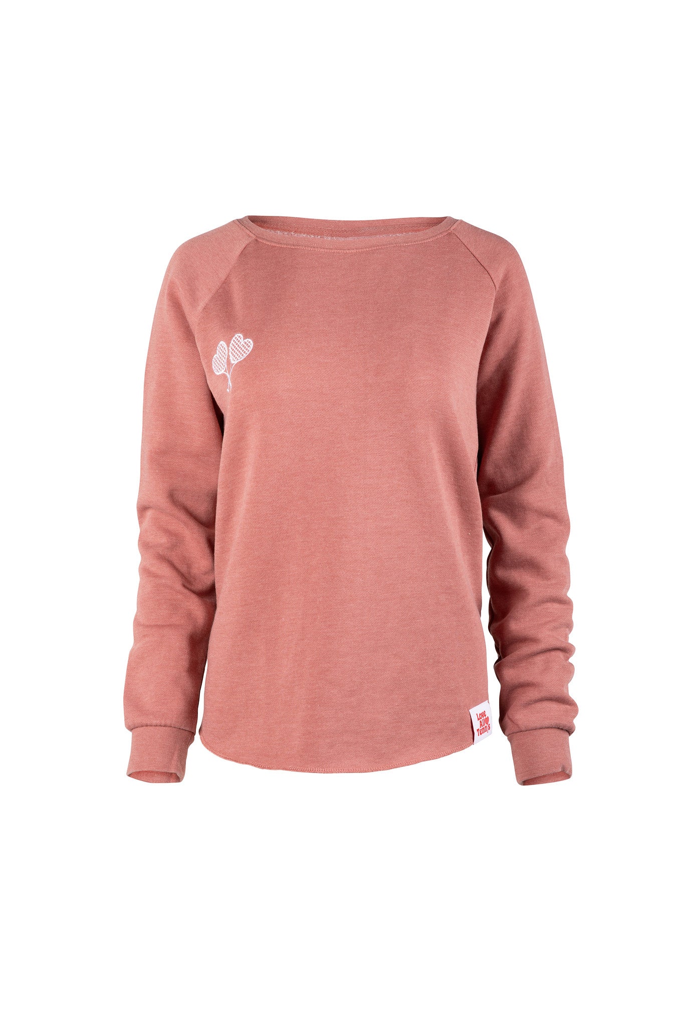 Love All Tennis Womens Courtney Lightweight Wash Sweatshirt