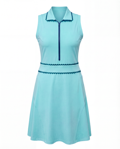 Laura Solid Resort Golf Dress