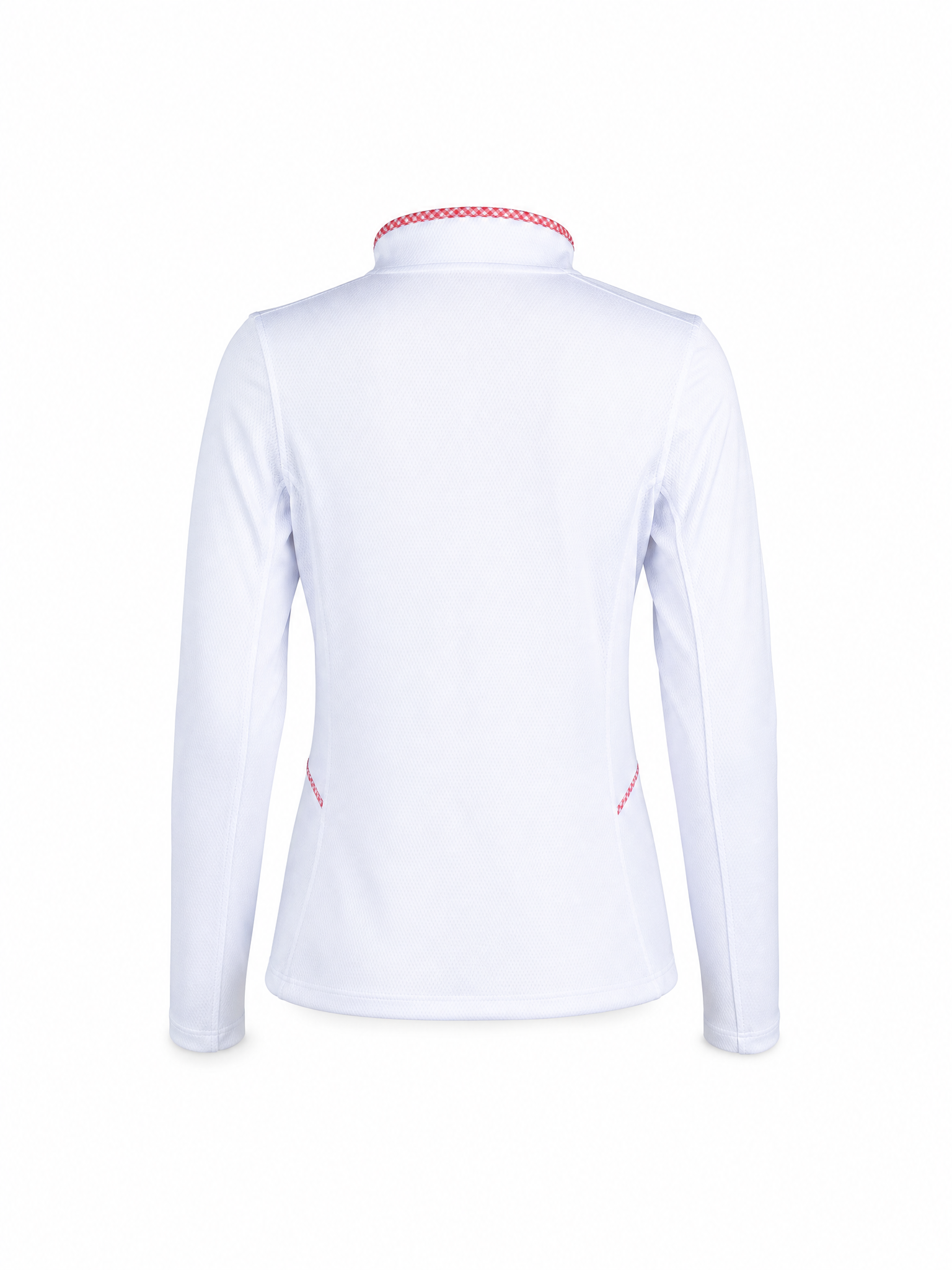 Love All Tennis Women's Tracy 1/4 Zip Lightweight Jacket Gingham