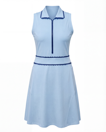 Laura Solid Resort Golf Dress