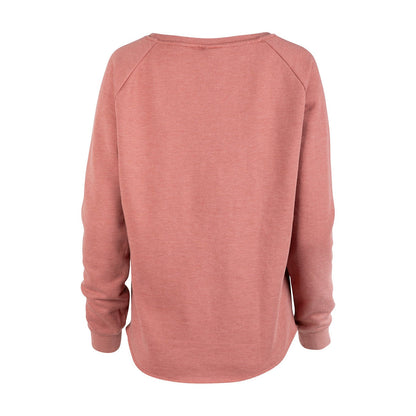 Pink sweatshirt on a white background
