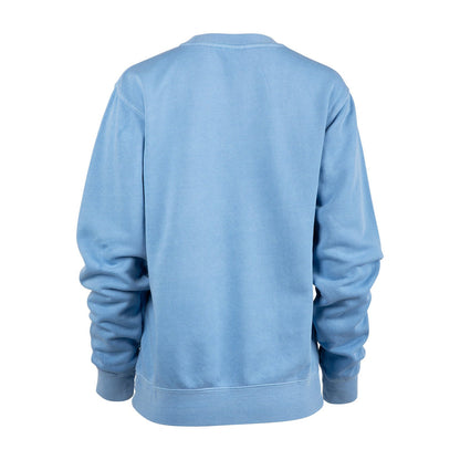 Light blue sweatshirt on a white background