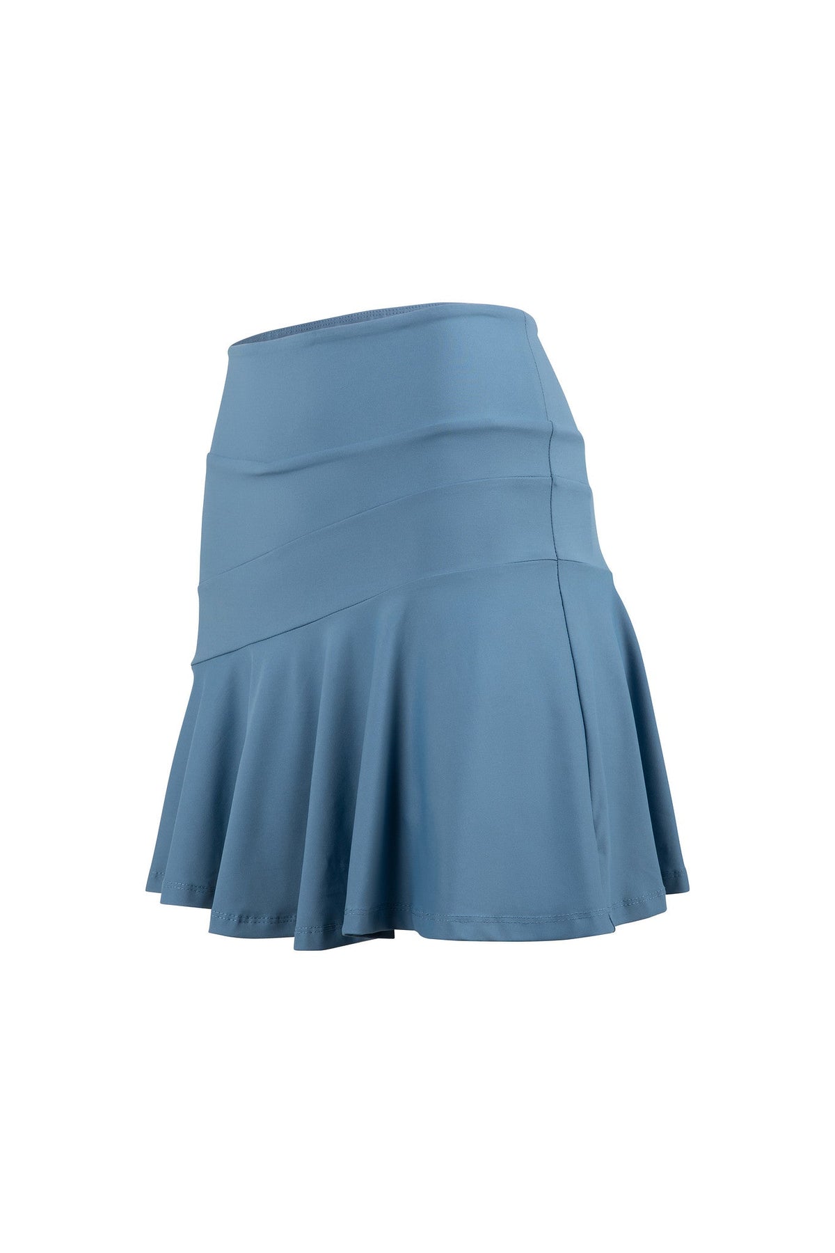Blue skirt on a white background