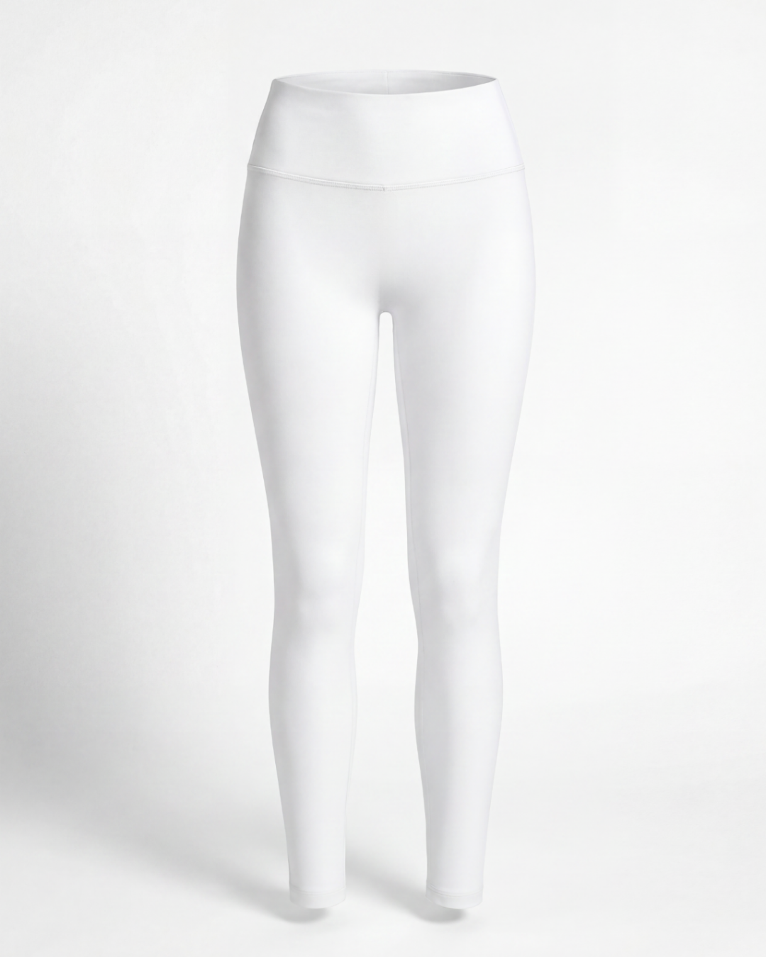 White leggings on a light gray background