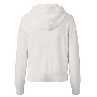 Light gray hoodie on a white background