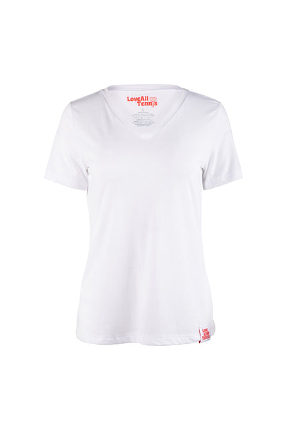 Love All Tennis Womens Triblend V-Neck Tee