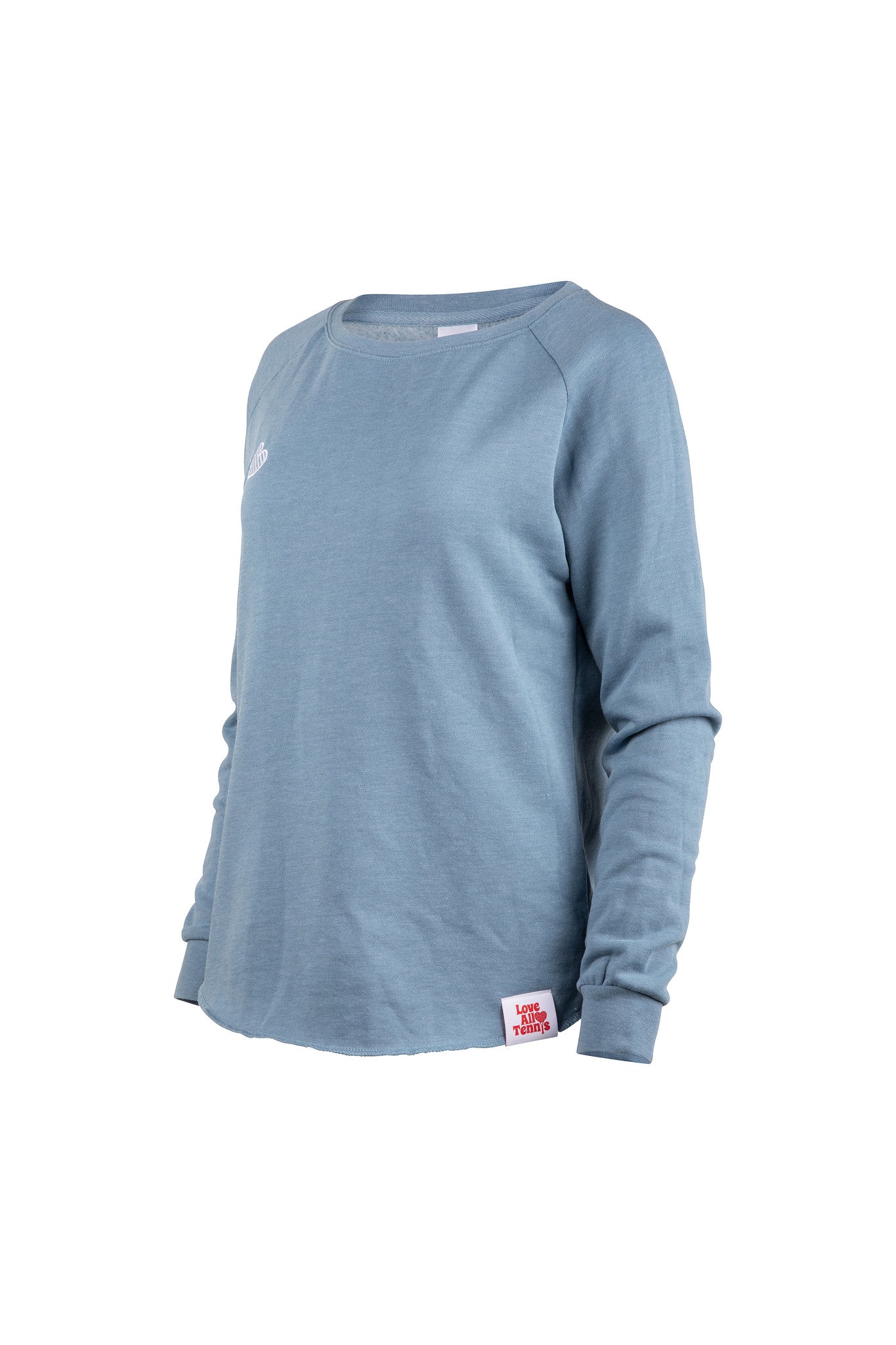 Love All Tennis Womens Courtney Lightweight Wash Sweatshirt
