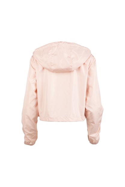 Love All Tennis Women's California Dreaming Lightweight Pullover Crop Windbreaker