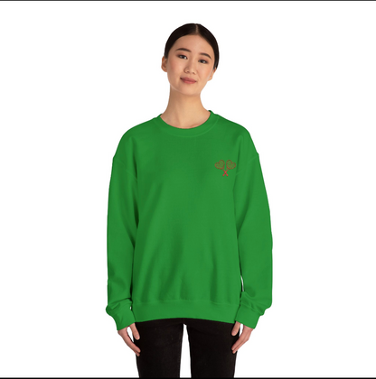 Love All Tennis Adult Embroidered Crewneck Sweatshirt