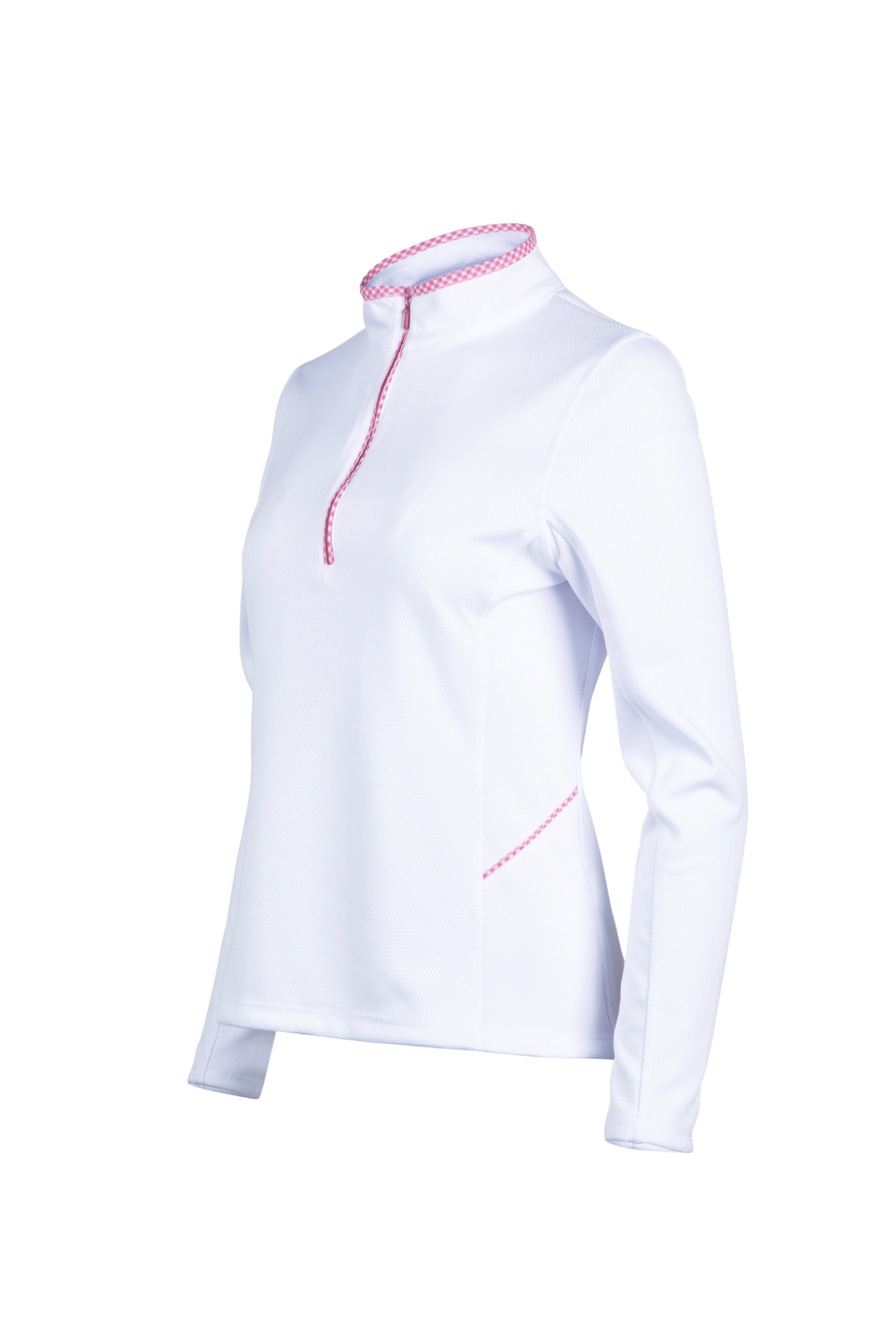 Love All Tennis Women's Tracy 1/4 Zip Jacket Resort Gingham