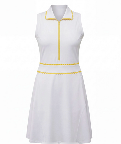Laura Solid Resort Golf Dress