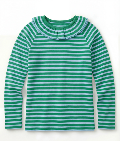 Lillian Littles Ruffle Long Sleeve Top