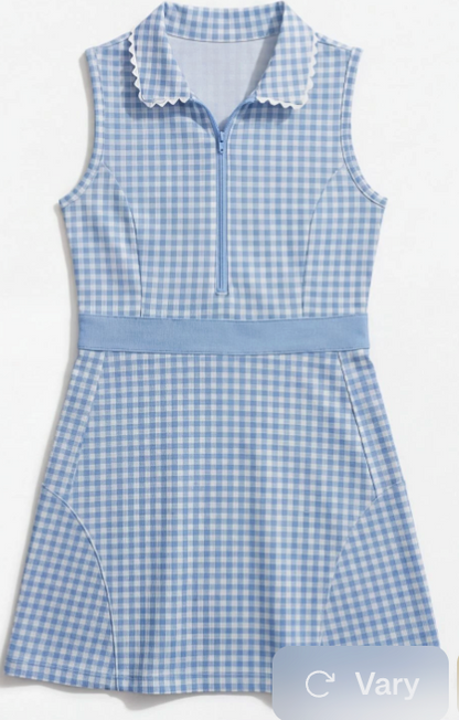 Laura Dress Littles Gingham