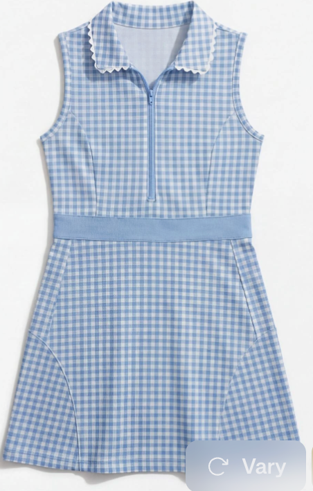 Laura Dress Littles Gingham