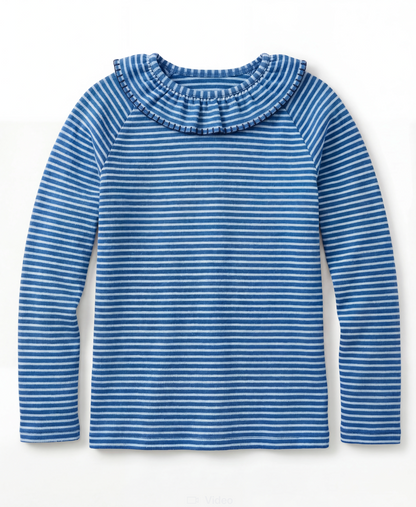 Lillian Littles Ruffle Long Sleeve Top