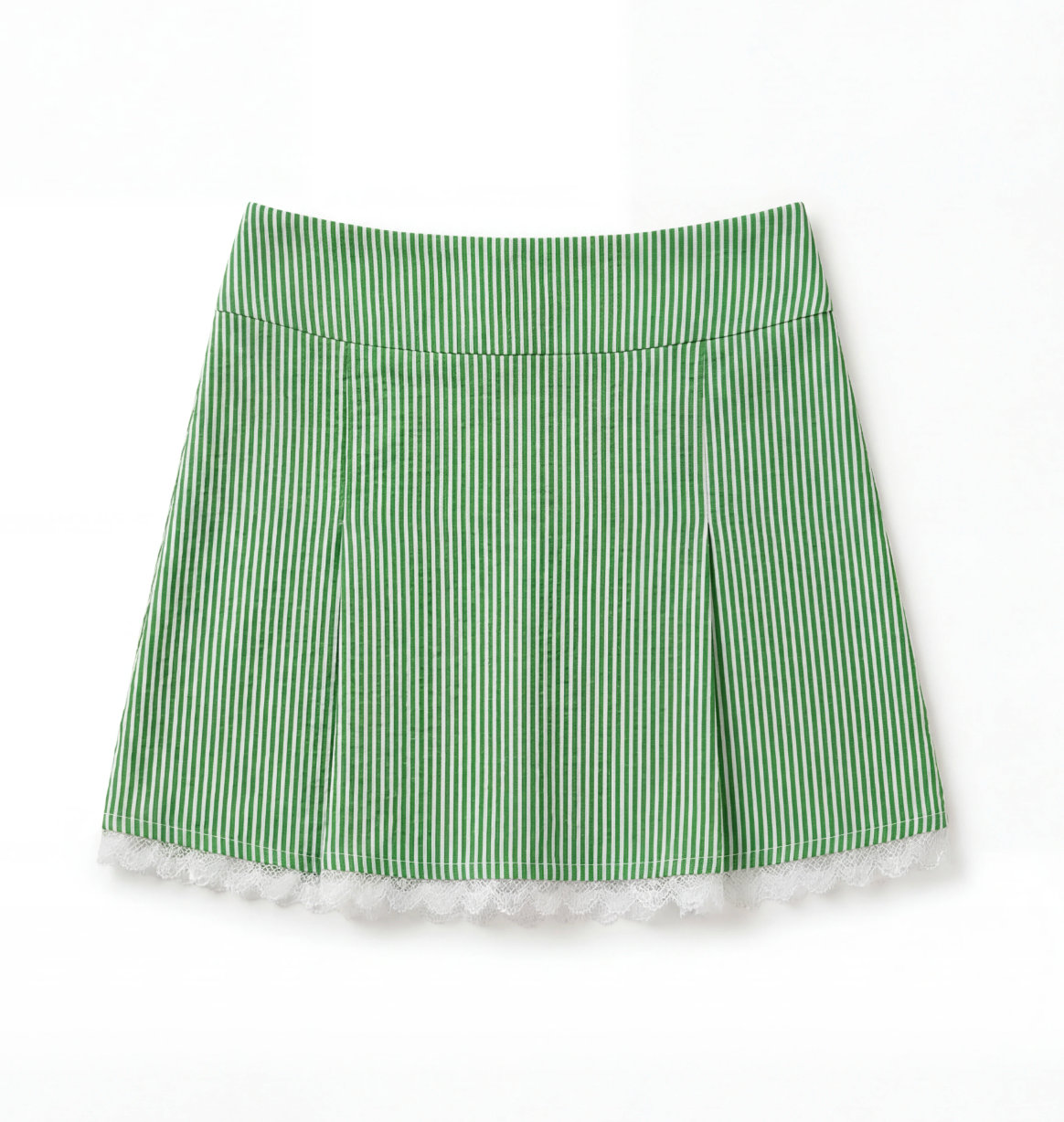 Claire Striped Lace Skirt