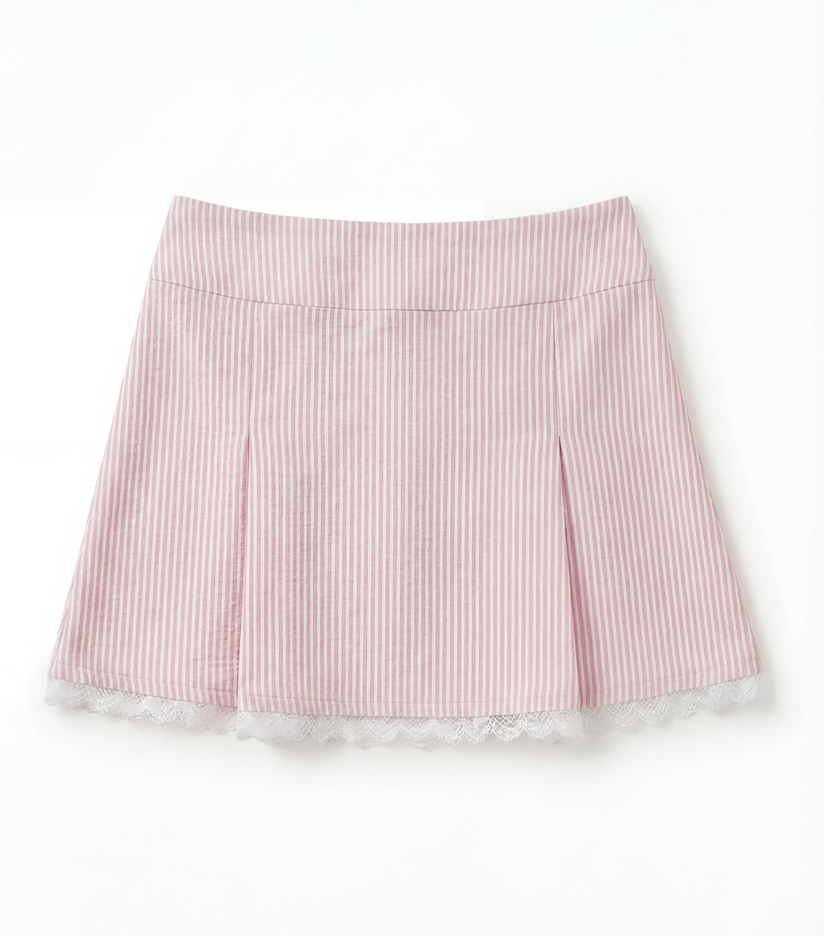 Claire Striped Lace Skirt