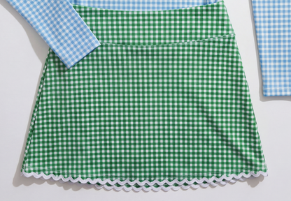 Annika Littles Gingham Golf Skirt