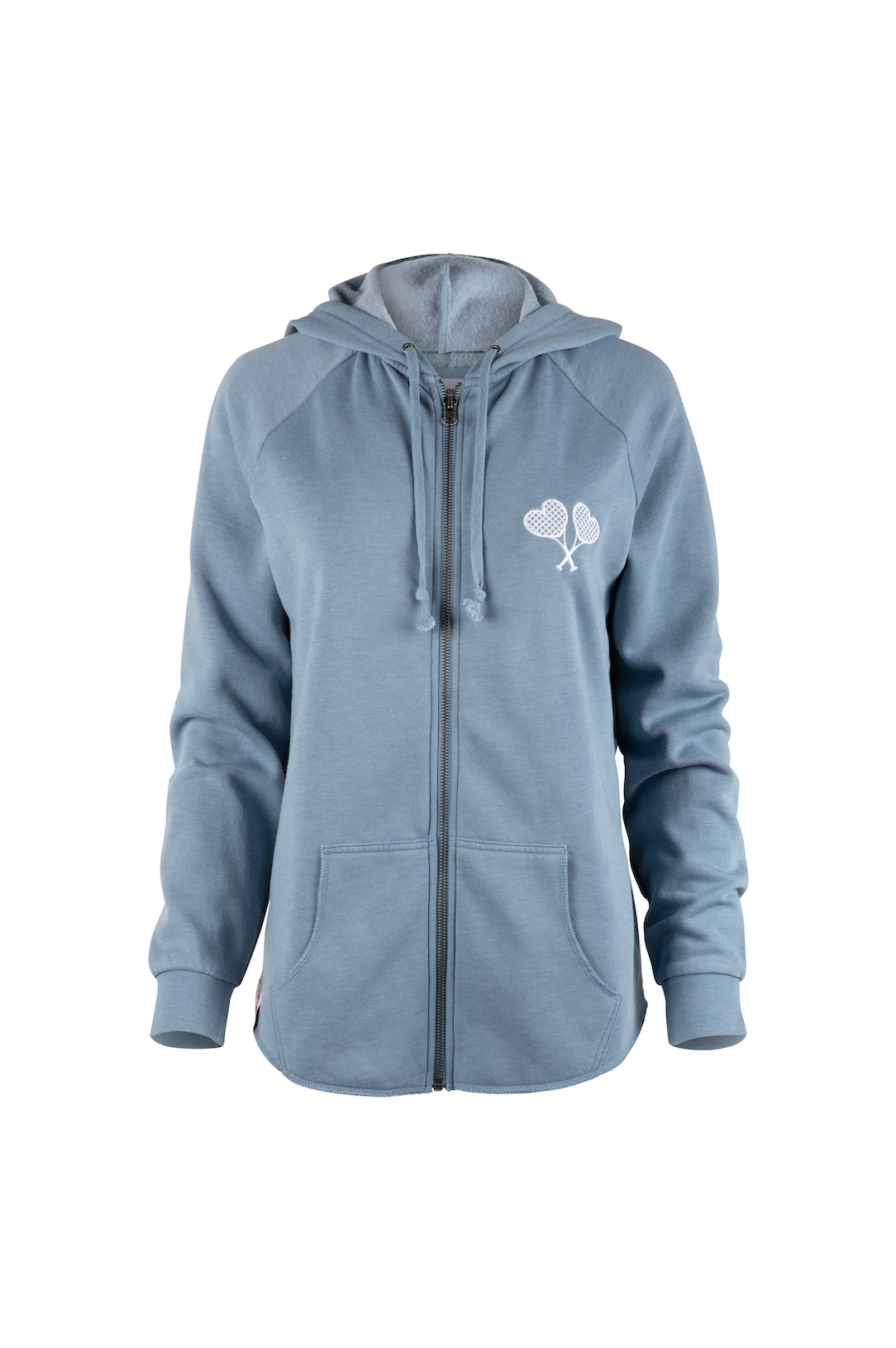 Love All Tennis Women's Courtney Lightweight Wash Zip Hoodie