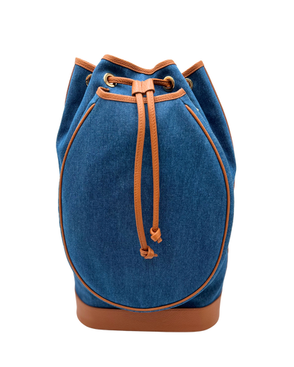 The Lily Bag: Denim and Tan