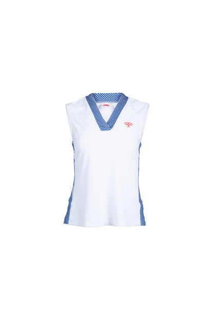 Love All Tennis Women's Tracy Top Gingham