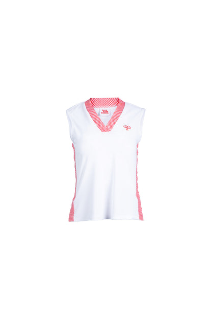 Love All Tennis Women's Tracy Top Gingham